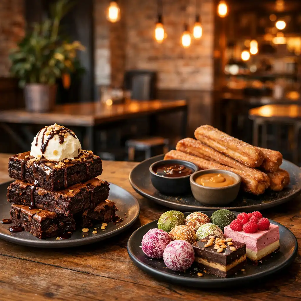 Street food desszertek: brownie, churros és modern tálalású édességek a DowntownSocialHubban